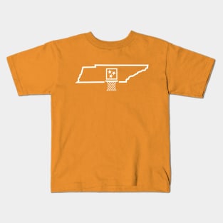 Tennessee Basketball (White) Kids T-Shirt